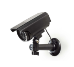 Caméra de sécurité factice Nedis bullet Solar extérieur gris