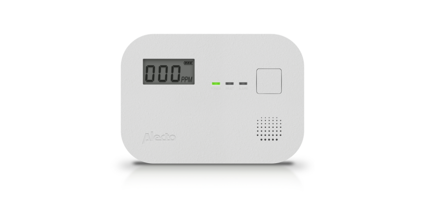 Détecteur de monoxyde de carbone Alecto 10 ans capteur et écran COA3910 blanc