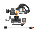 Nedis 2-in-1 kabelloser HEPA 130W Stielstaubsauger schwarz