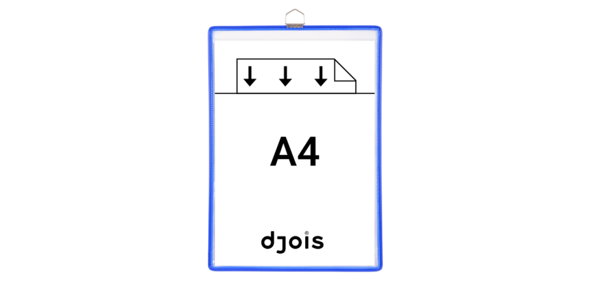 Pochette avec cadre à suspendre Tarifold A4 bleu 5 pièces