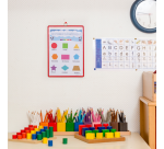 Pochette avec cadre à suspendre Tarifold A4 rouge 5 pièces