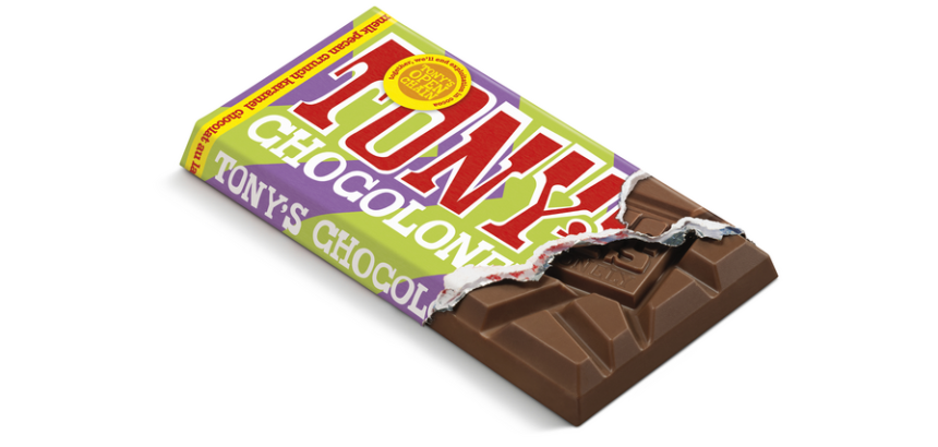 Chocolat Tony's Chocolonely tablette lait caramel noix de pécan crunch 90g