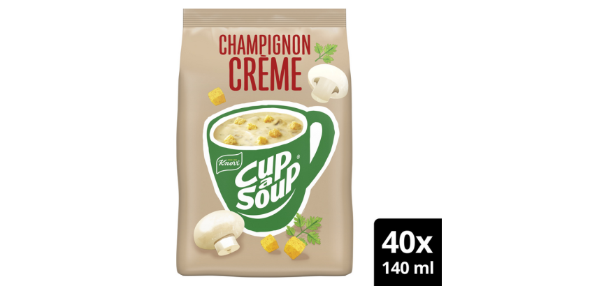 Cup-a-Soup Knorr machinezak champignon crème 140ml