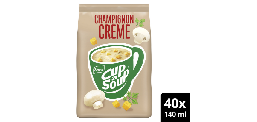 Cup-a-Soup Unox Champignon crème sac pour distributeur 140ml