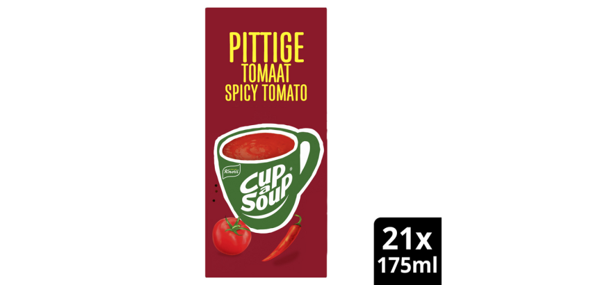 Cup-a-Soup Unox Tomates spicy 21x 175ml