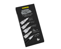 Marqueur acrylique Online lettering 5 largeurs argent