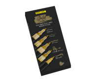 Marqueur acrylique Online lettering 5 largeurs or