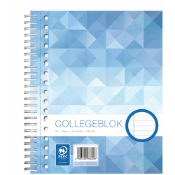 Collegeblok WORK A5 lijn 17-gaats 80vel 70gr