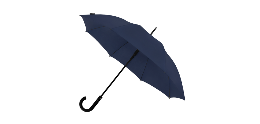 Parapluie Falcone Business automatique fibre de verre résistant au vent Ø 102cm bleu