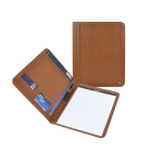 Conférencier DESQ A4 cuir synthétique marron