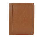 Conférencier DESQ A4 cuir synthétique marron