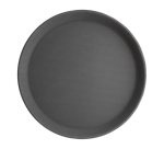 Plateau Olympia Kristallon antidérapant rond Ø35,6cm PP noir