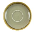 Olympia Kiln Cappuccino Saucer Ø16cm 6 pieces moss green