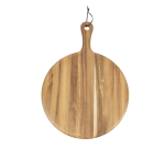 Planche Olympia bois d'acacia rond Ø33cm