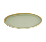 Assiette Olympia Kiln plate Ø23cm 6 pièces vert mousse