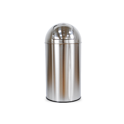 Afvalbak BRASQ Push Bin PB230+ 30 liter rvs