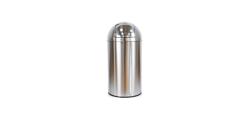 Poubelle BRASQ Push Bin  PB230+ 30 llitres inox
