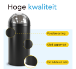 Poubelle BRASQ Push Bin  PB230+ 30 llitres noir