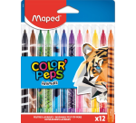 Feutre Maped Color'Peps Animals set 12 couleurs