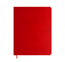 Carnet de notes De KEMPEN Poppy 171x220mm ligné 192 pages 90g rouge