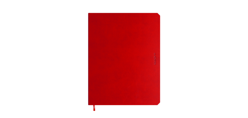 Notebook De KEMPEN Poppy 171x220mm lined 192 pages 90g red