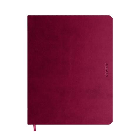 Carnet de notes de KEMPEN Amarone 171x220mm uni 192 pages 90g bordeaux