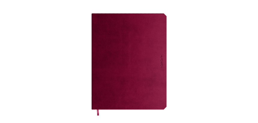 Notebook De KEMPEN Amarone 171x220mm lined 192 pages 90g burgundy