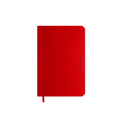Carnet de notes de KEMPEN Poppy 110x160mm ligné 160 pages 90g rouge