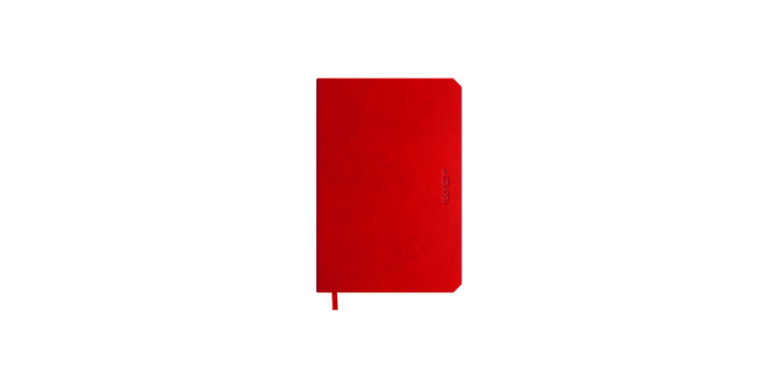 Notitieboek de KEMPEN Poppy 110x160mm lijn 160 pagina's 90gr rood