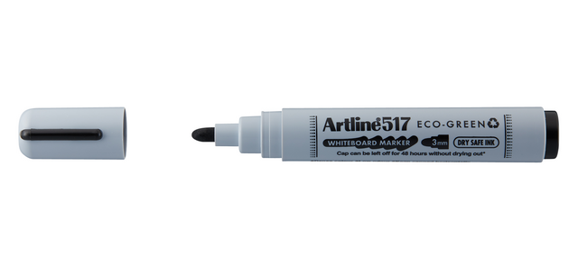 Whiteboard Marker Artline 517 Dry Safe Eco Bullet Medium Black