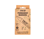 Marqueur permanent Artline 190 Dry Safe Eco biseau 2-5mm assorti 4 pièces