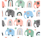 Inpakpapier Rotolux Rosie 200x70cm assorted