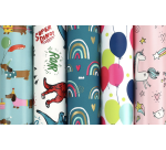 Geschenkpapier Rotolux Rosie 200x70cm sortiert