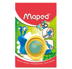 Gomme malléable Maped Croc Croc bleu blister 1 pièce