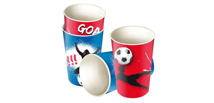 Beker Haza goal! 250ml 8 stuks