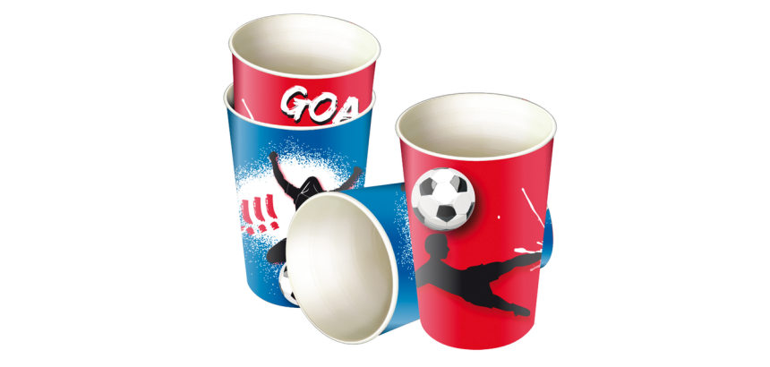 Beker Haza goal! 250ml 8 stuks