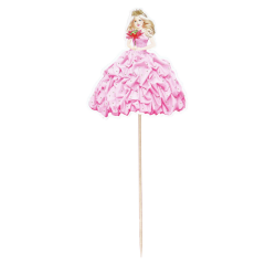 Feestprikkers Haza prinses 20cm 8 stuks