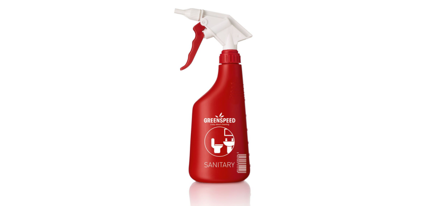 Spray Greenspeed Sanitär 650ml leer rot