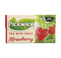 Thé Pickwick fraise 20x 1,5g