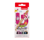 Bruynzeel Kids felt-tip pens pastel silver gold Glitter set of 6 bright colors