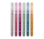Bruynzeel Kids felt-tip pens pastel silver gold Glitter set of 6 bright colors