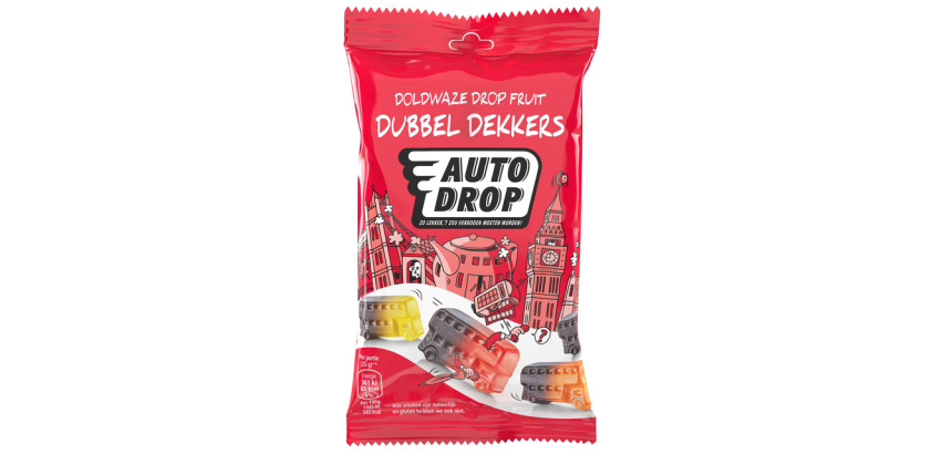Autodrop dubbeldekkers zak 85 gram