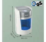 Destructeur Leitz IQ OptiMax 350 Small Office P5 particules 2x15mm