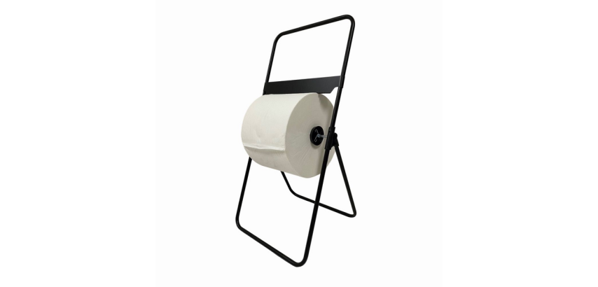 Dérouleur papier de nettoyage Euro Products V1 sur pied noir 438305