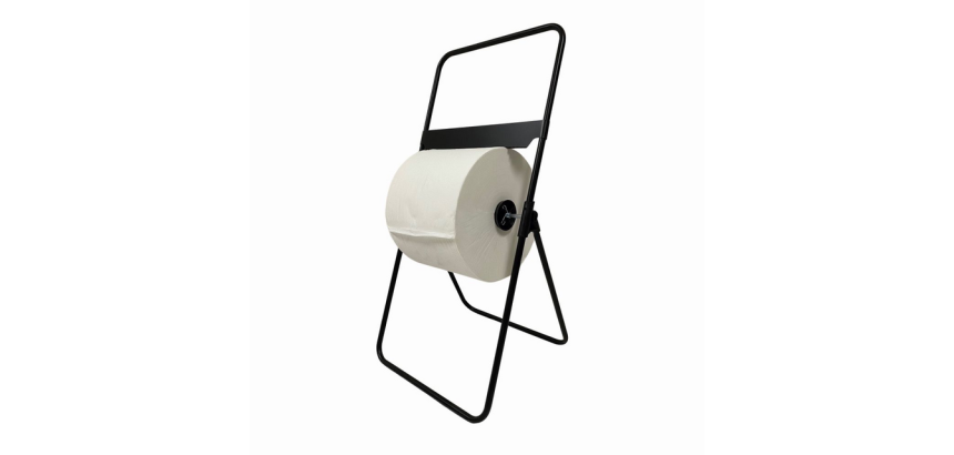 Dérouleur papier de nettoyage Euro Products V1 sur pied noir 438305