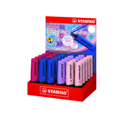 Surligneur STABILO BOSS Wildflower grand présentoir assorti