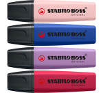 STABILO BOSS Wildflower highlighter large assorted display