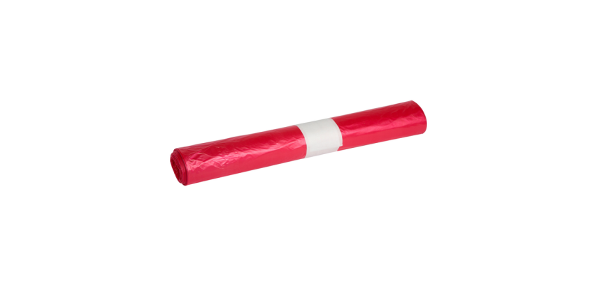 HDPE Propsac Trash Bag T25 70x100cm 120L red roll of 20 pieces