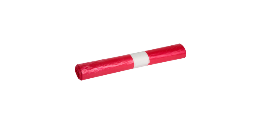 HDPE Propsac Trash Bag T25 70x100cm 120L red roll of 20 pieces