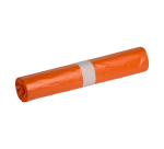 Afvalzak Propsac HDPE T23 58x100cm 70L oranje rol à 25 stuks